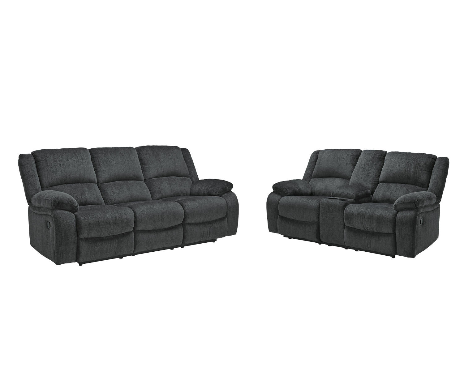Draycoll Reclining Sofa and Loveseat
