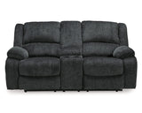 Draycoll Power Reclining Loveseat with Console