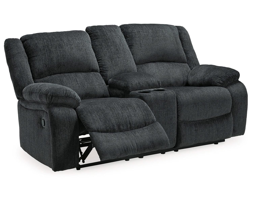 Draycoll Reclining Loveseat with Console