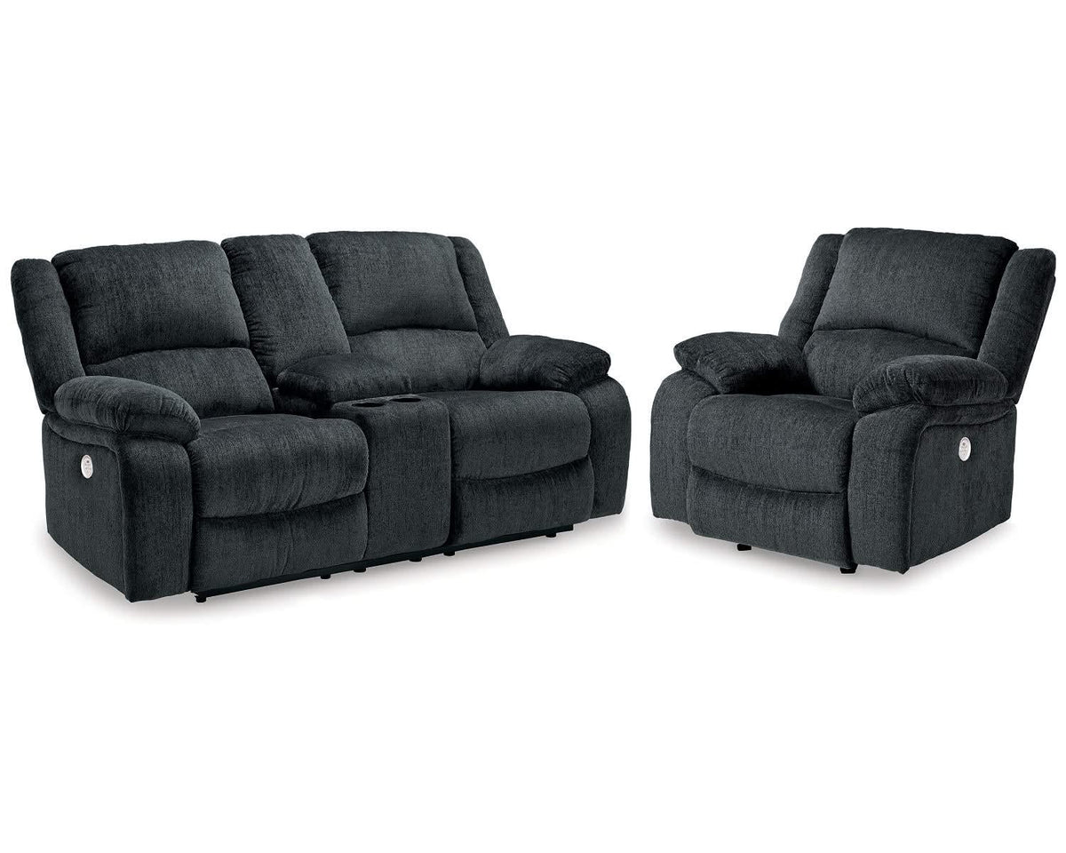 Draycoll Power Reclining Loveseat and Power Recliner