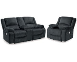 Draycoll Power Reclining Loveseat and Power Recliner