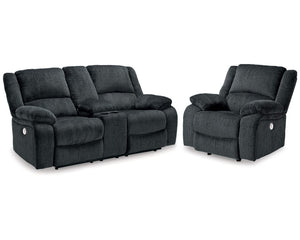 Draycoll Power Reclining Loveseat and Power Recliner