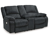 Draycoll Power Reclining Loveseat with Console