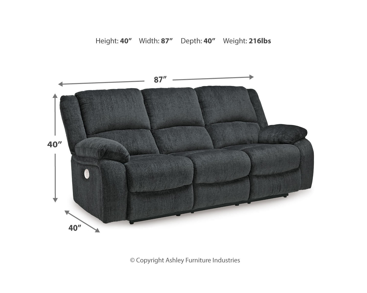 Draycoll Power Reclining Sofa