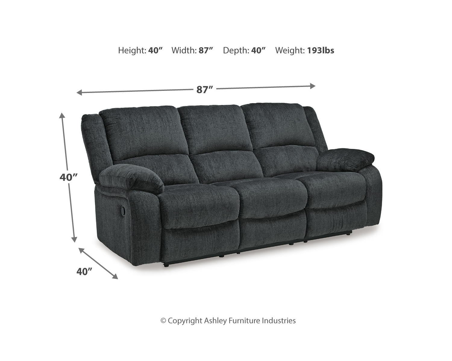 Draycoll Reclining Sofa and Recliner