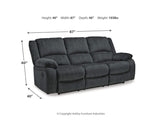 Draycoll Reclining Sofa and Recliner