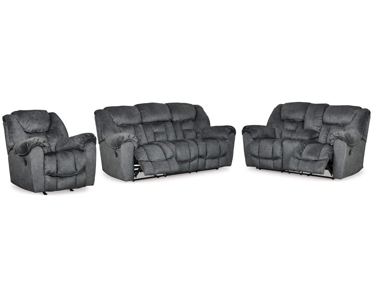 Capehorn Reclining Sofa, Loveseat and Recliner