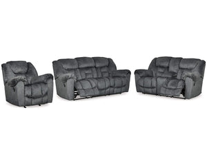 Capehorn Reclining Sofa, Loveseat and Recliner