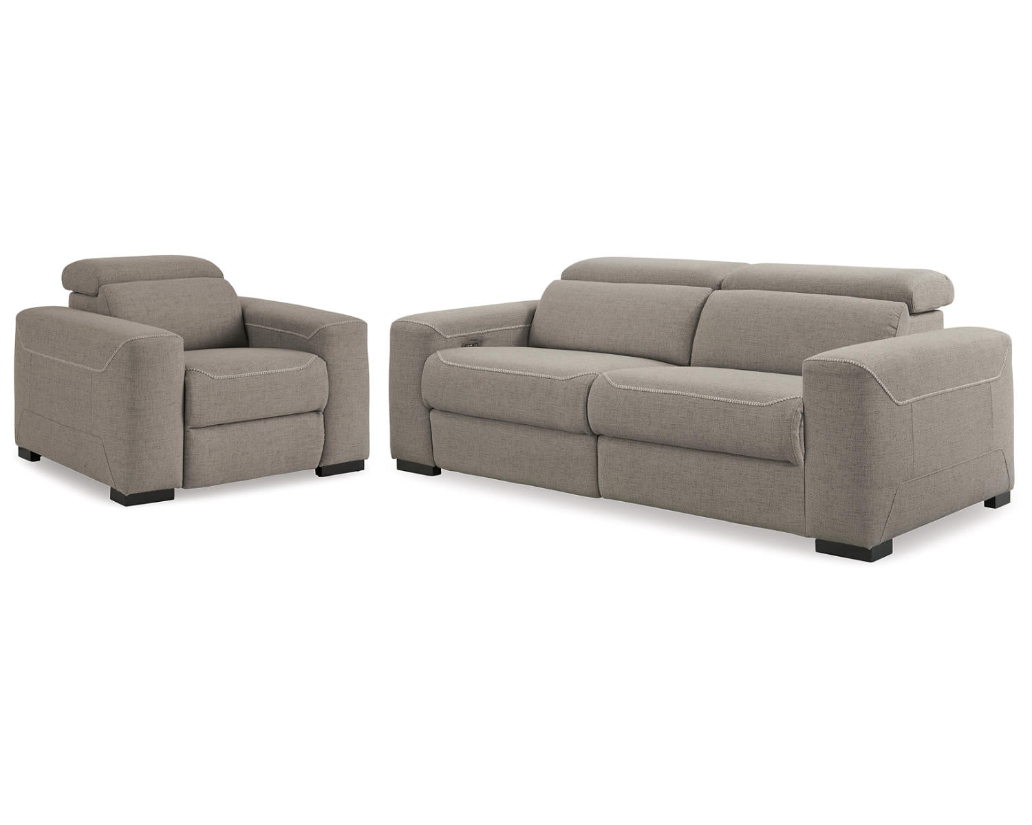 Mabton 2-Piece Power Reclining Sectional and Recliner