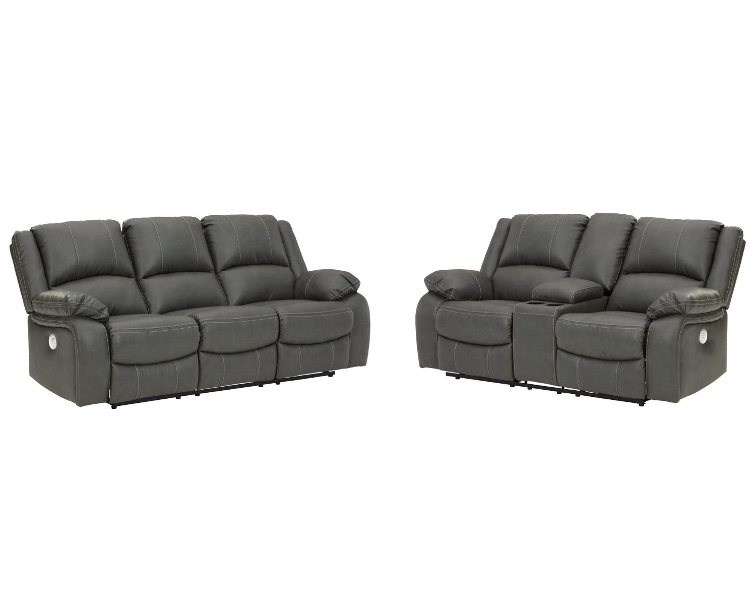 Calderwell Power Reclining Sofa and Loveseat