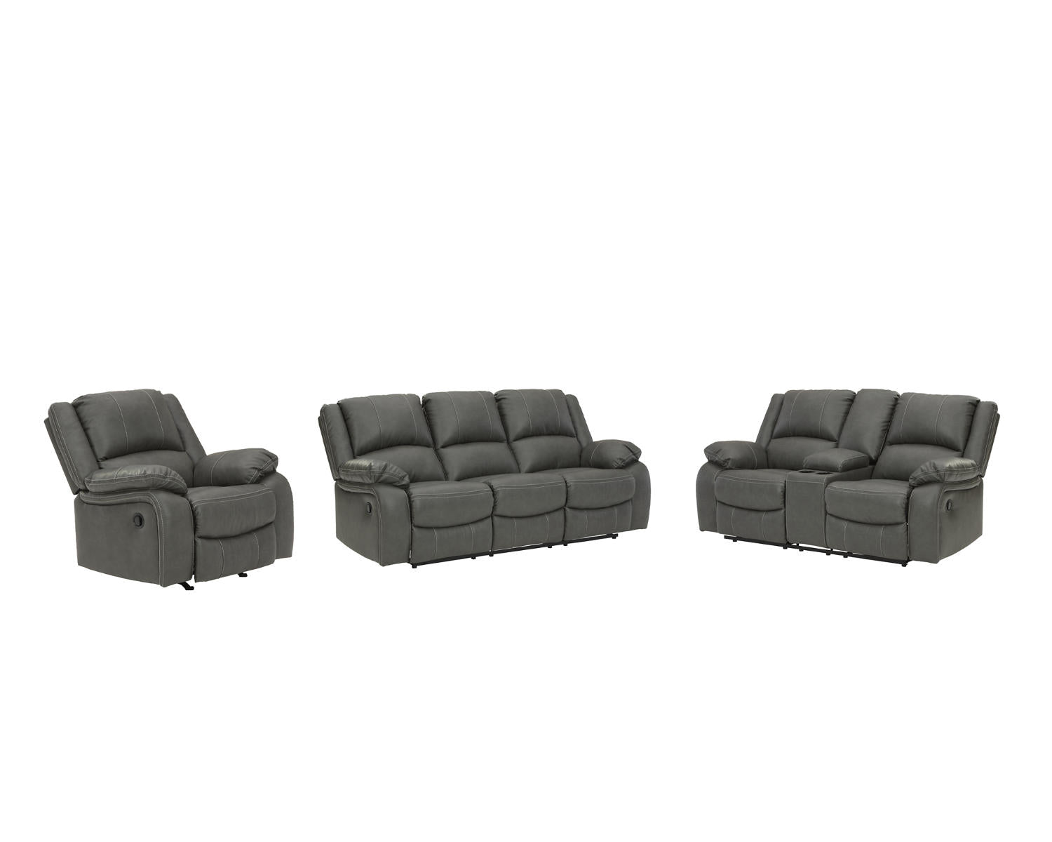 Calderwell Reclining Sofa and Loveseat with Recliner