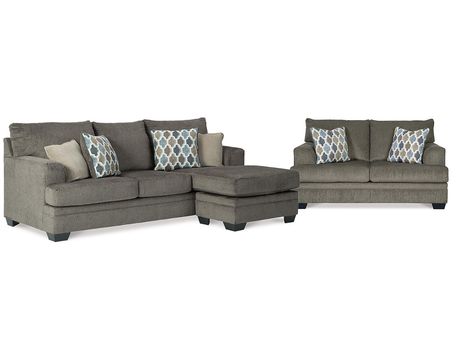 Dorsten Sofa Chaise and Loveseat