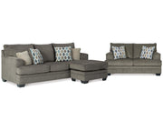 Dorsten Sofa Chaise and Loveseat