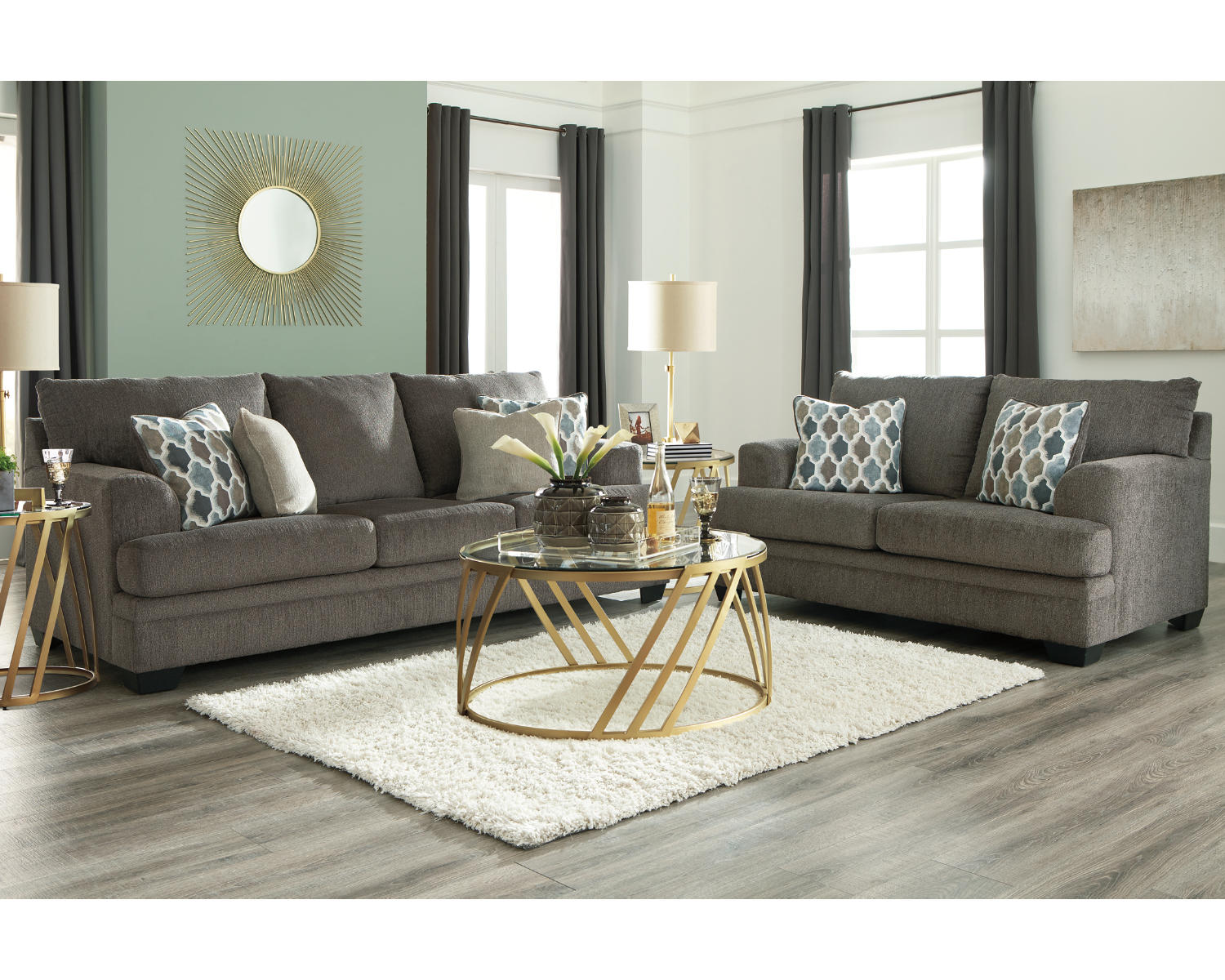 Dorsten Sofa and Loveseat