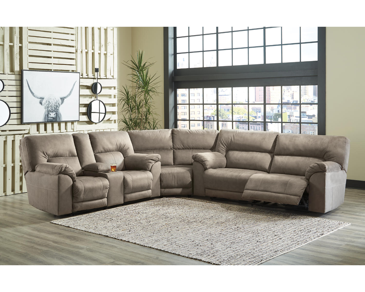 Cavalcade 3-Piece Reclining Sectional
