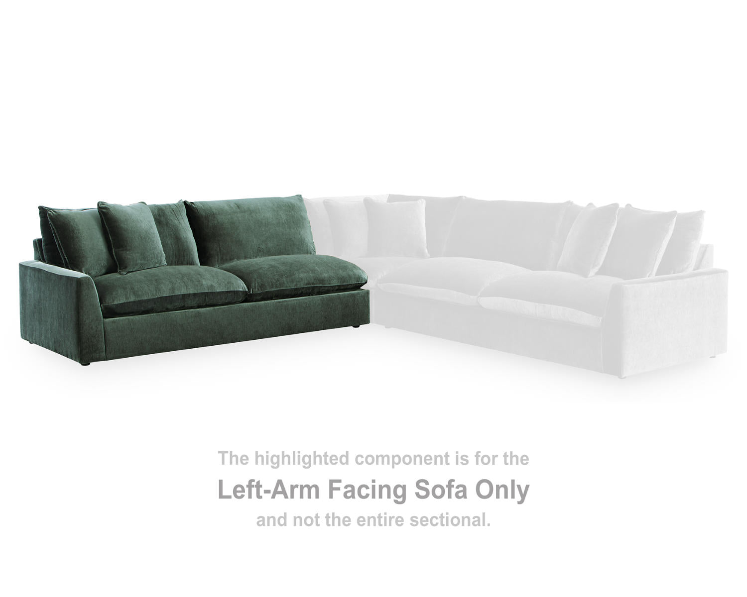 Carriage View Left-Arm Facing Sofa