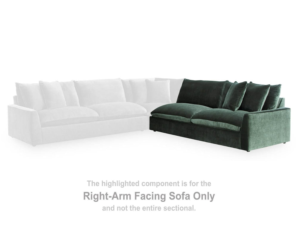 Carriage View Right-Arm Facing Sofa