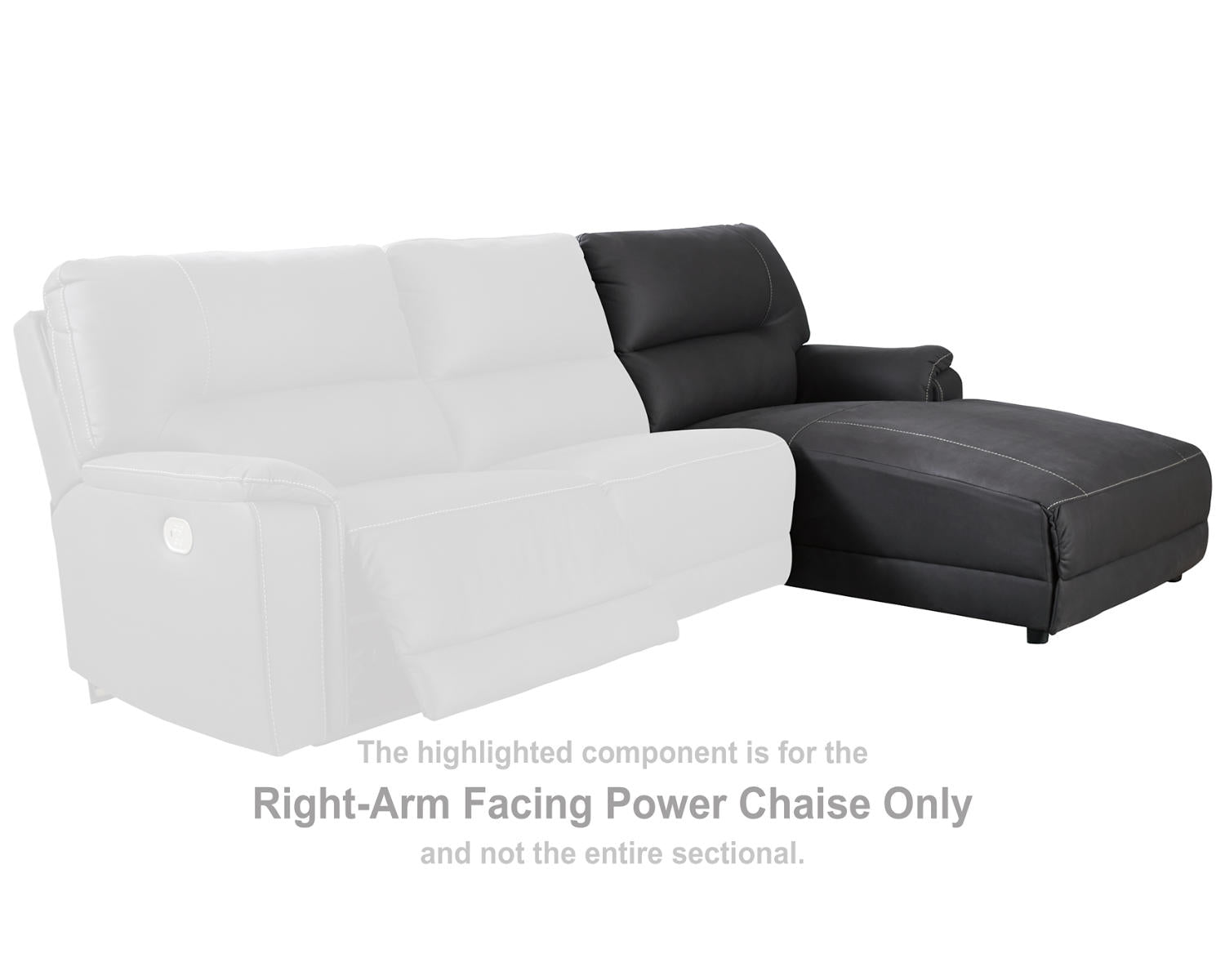 Henefer Right-Arm Facing Power Reclining Back Chaise
