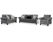 Agleno Sofa, Loveseat and Chair