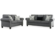 Agleno Sofa and Loveseat