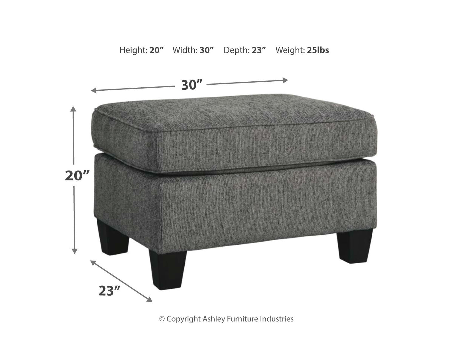 Agleno Chair and Ottoman