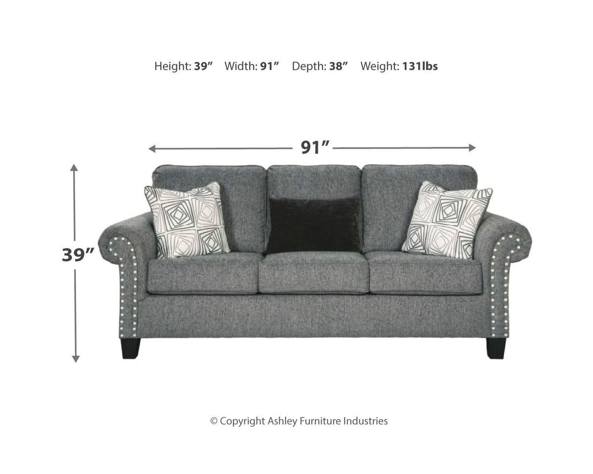 Agleno Sofa and Loveseat