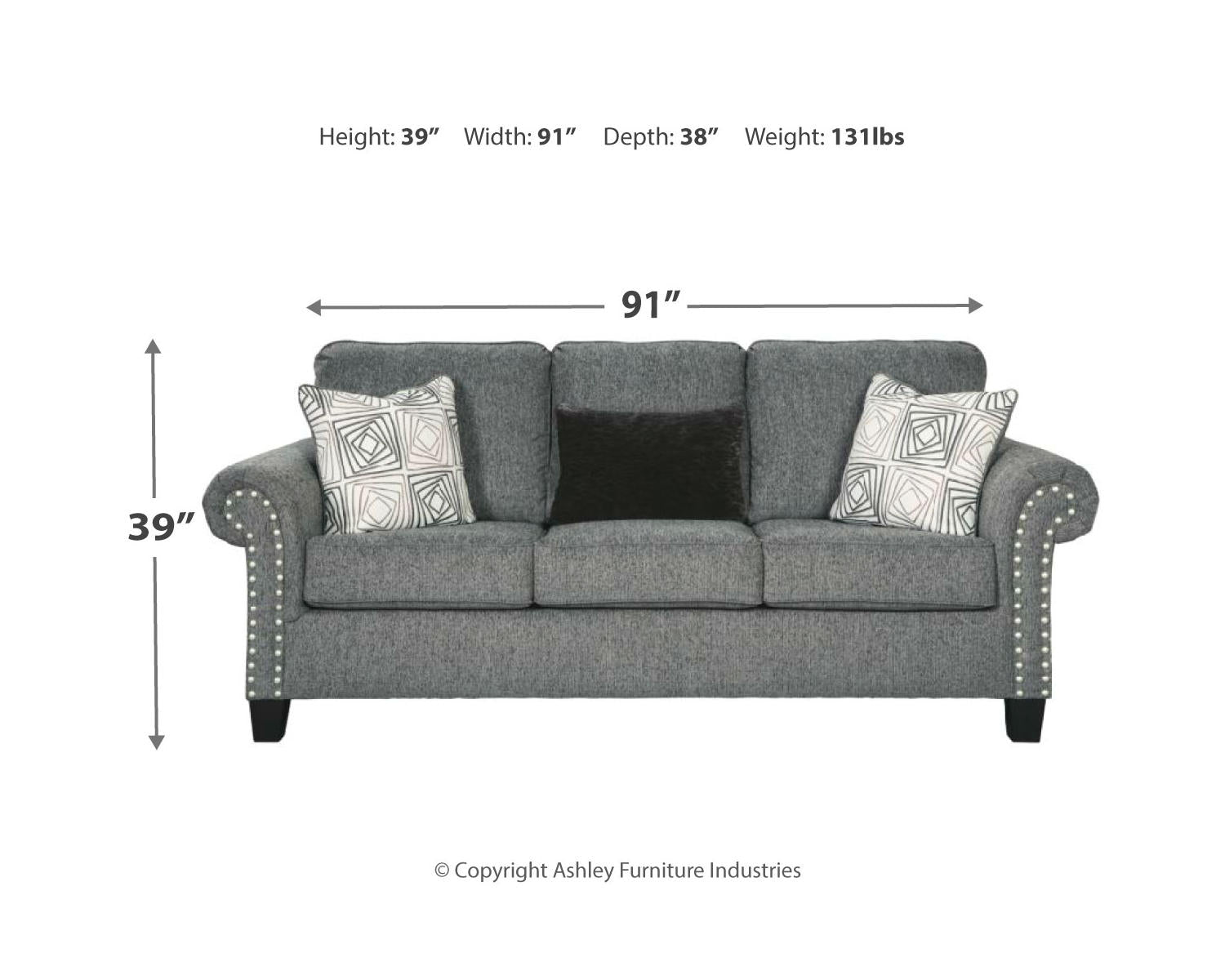 Agleno Sofa and Loveseat