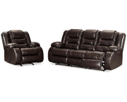 Vacherie Reclining Sofa and Recliner