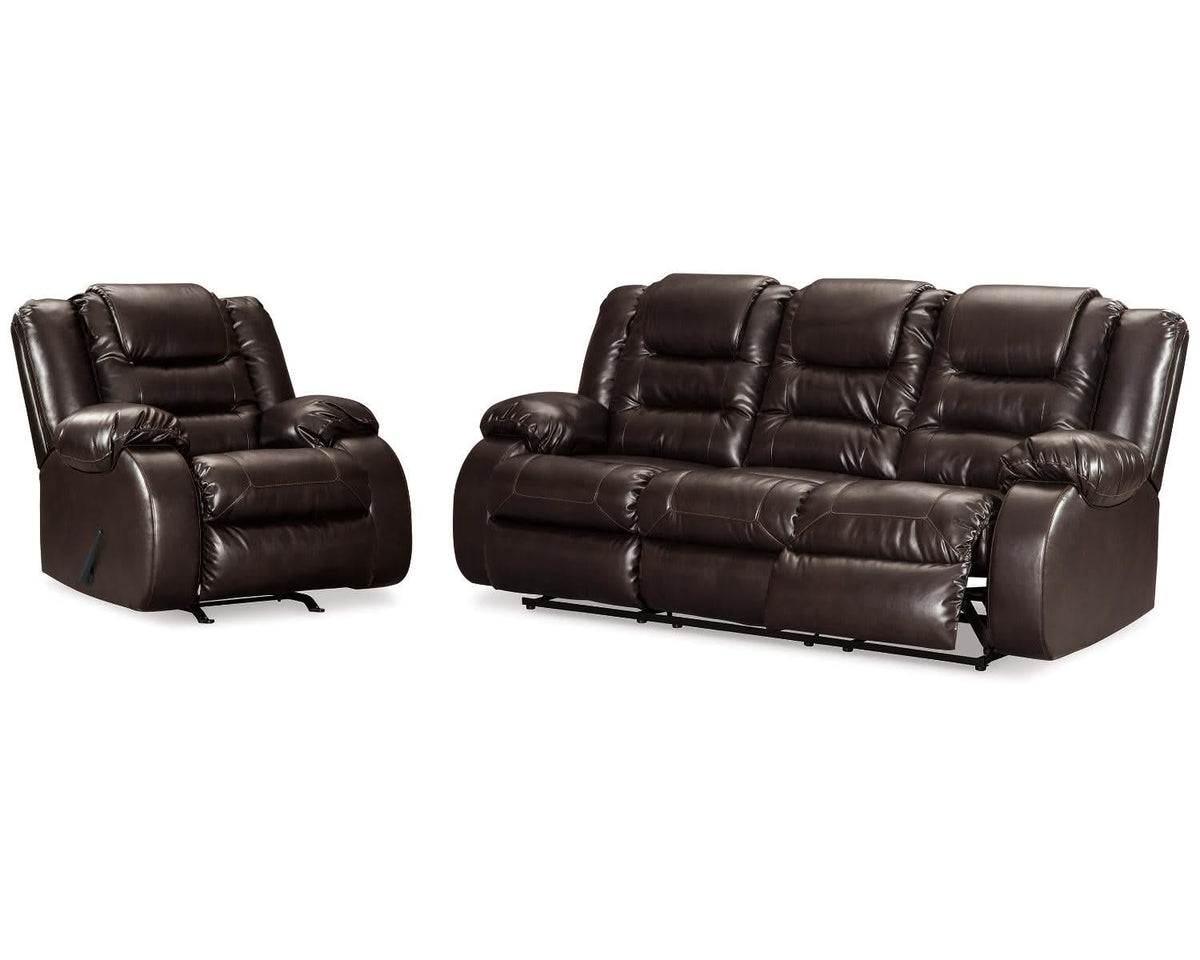 Sofá reclinable y sillón reclinable Vacherie