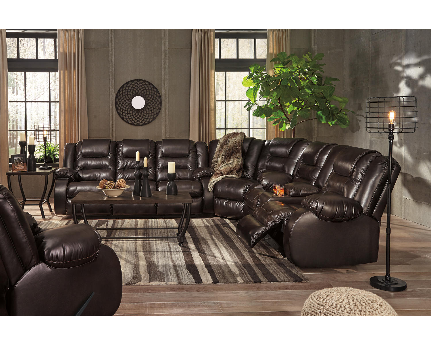 Vacherie 3-Piece Reclining Sectional