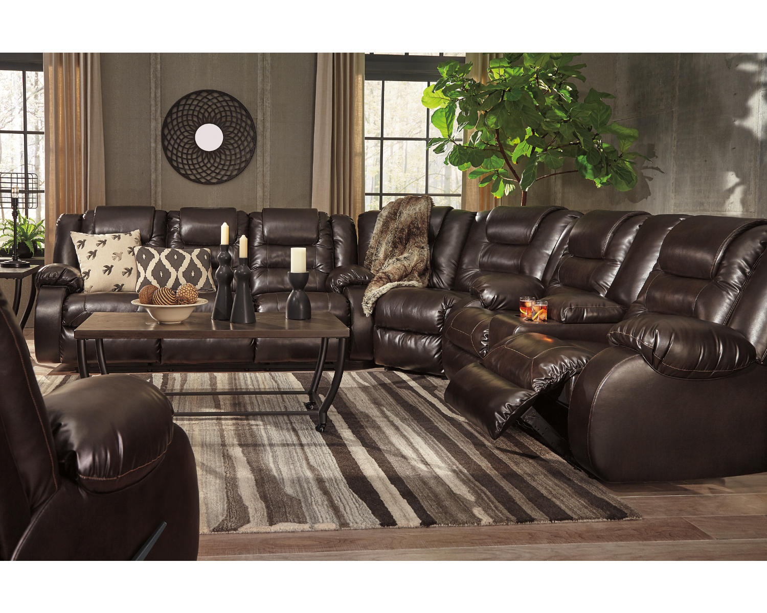 Vacherie 3-Piece Reclining Sectional