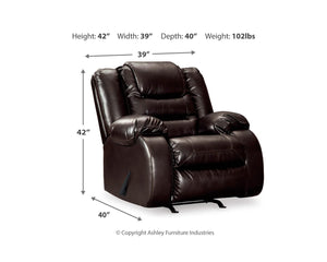Sofá reclinable y sillón reclinable Vacherie