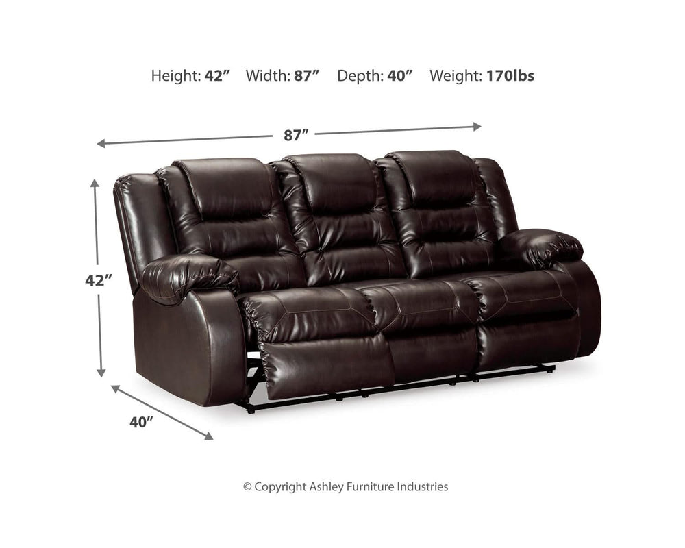 Sofá reclinable y sillón reclinable Vacherie