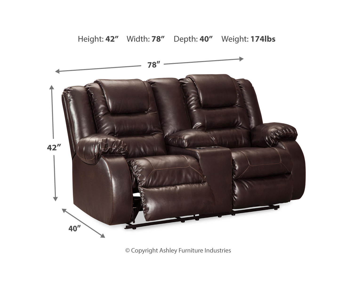 Vacherie Reclining Sofa, Power Loveseat and Recliner
