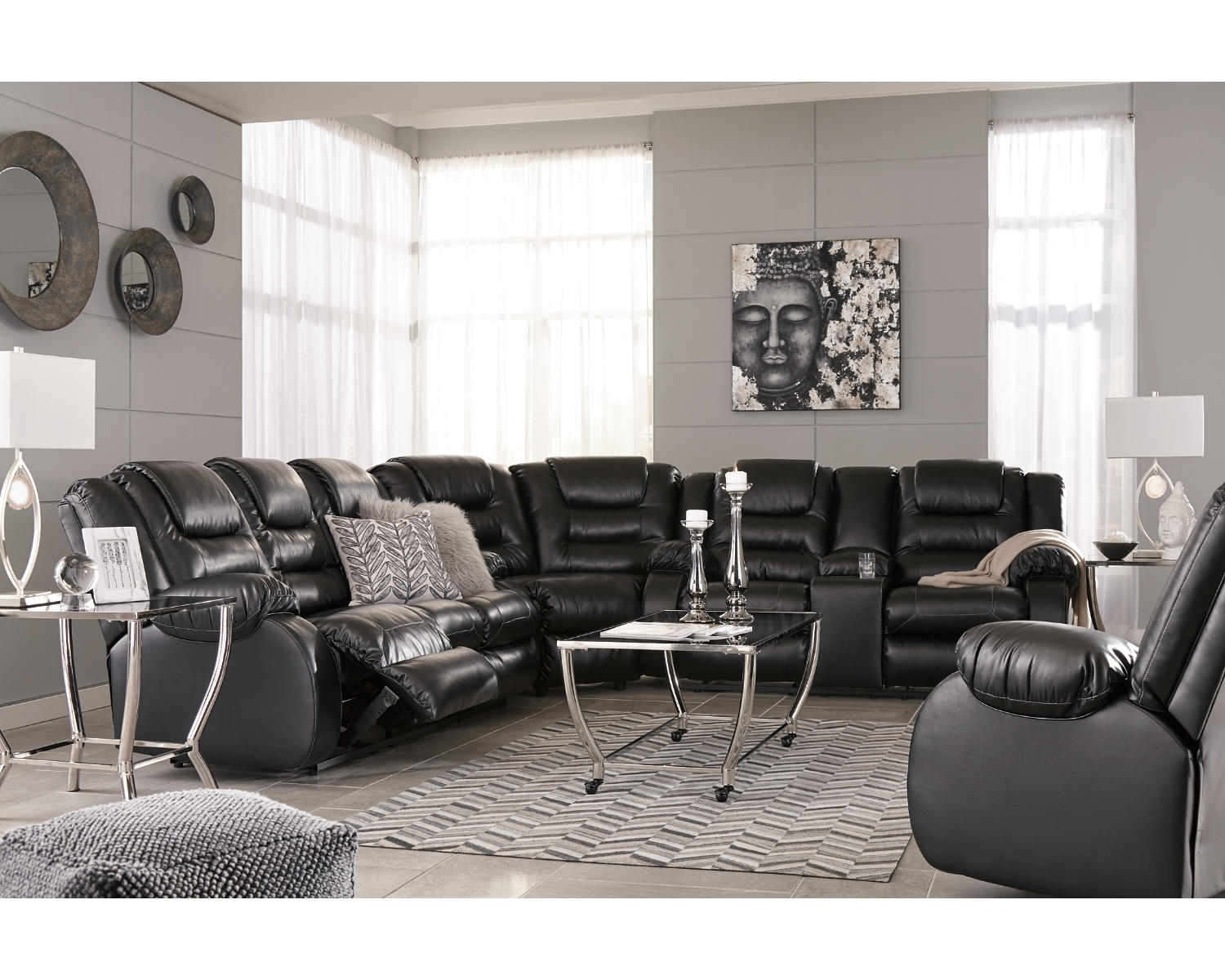 Vacherie 3-Piece Reclining Sectional