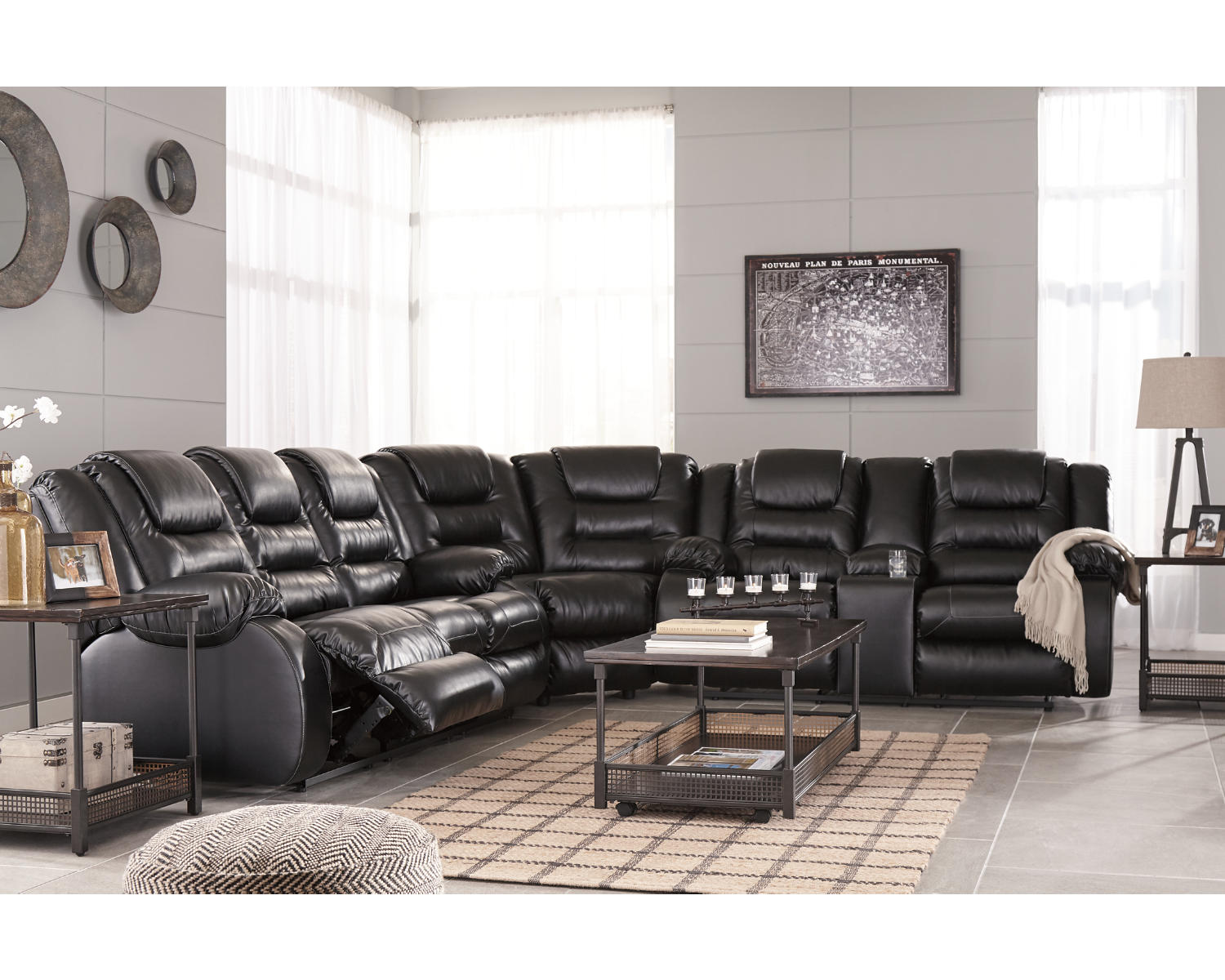 Vacherie 3-Piece Reclining Sectional
