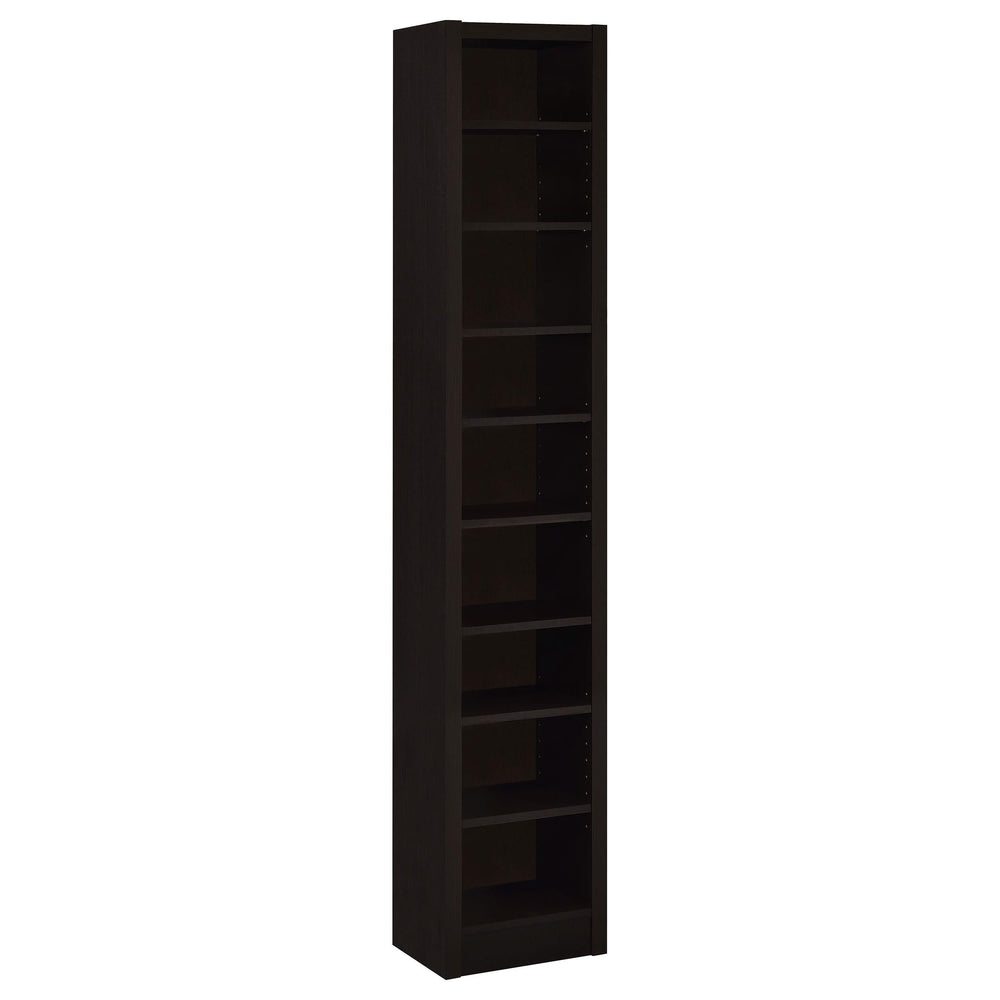 Librería Eliam Cappuccino de 71 pulgadas y 8 estantes