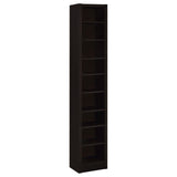 Librería Eliam Cappuccino de 71 pulgadas y 8 estantes
