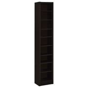 Eliam 71-inch 8-shelf Bookcase Cappuccino
