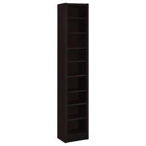 Librería Eliam Cappuccino de 71 pulgadas y 8 estantes