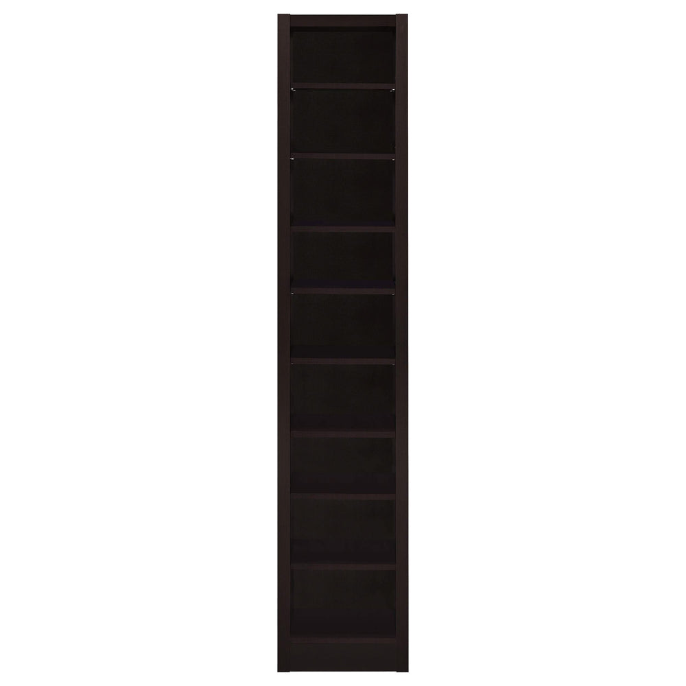 Librería Eliam Cappuccino de 71 pulgadas y 8 estantes