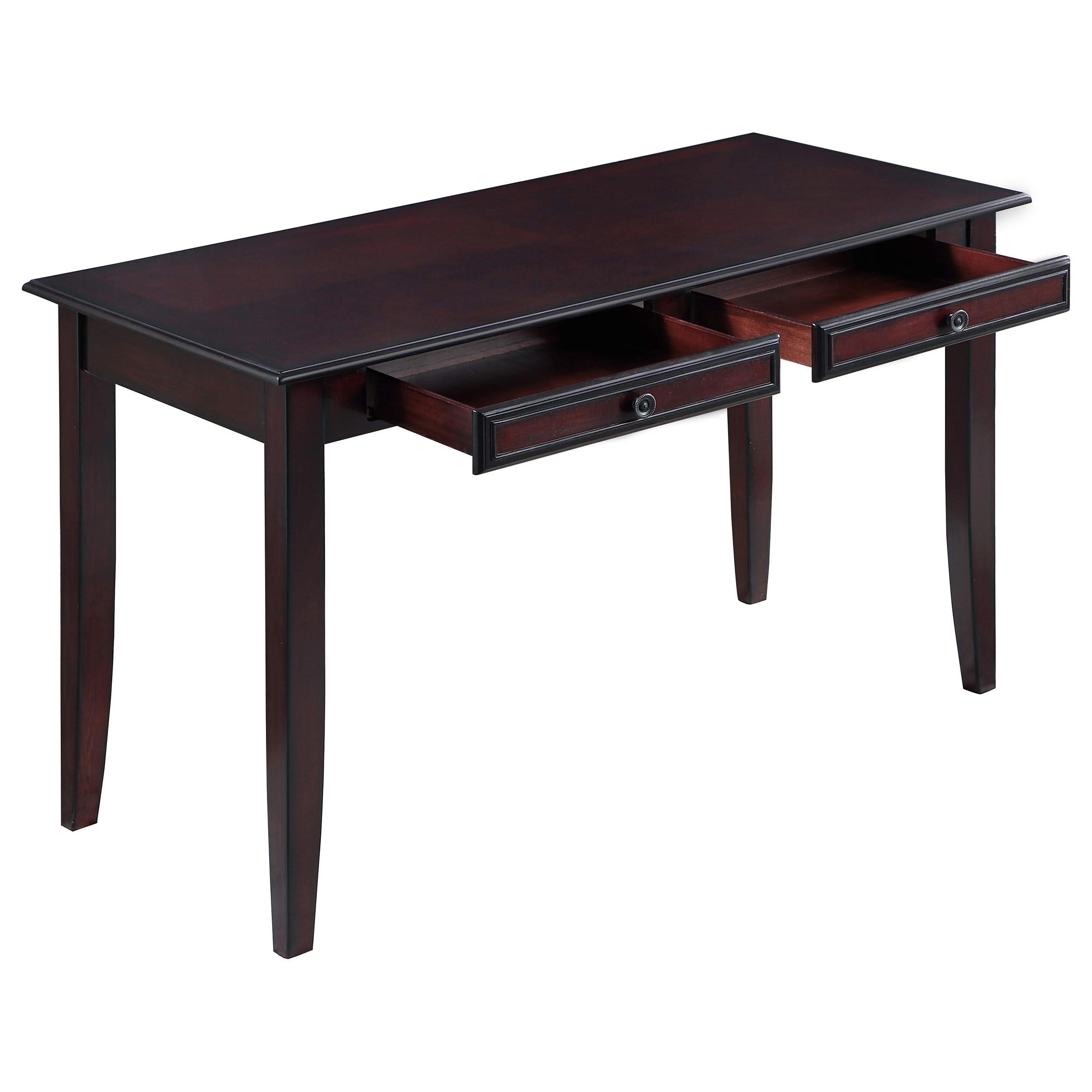 Conjunto de escritorio y silla para computadora Newton de 2 piezas para oficina en casa, color ámbar