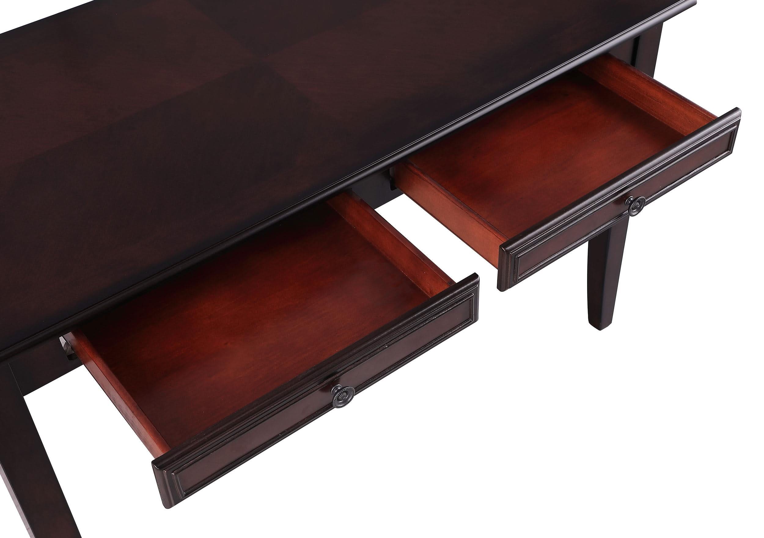 Conjunto de escritorio y silla para computadora Newton de 2 piezas para oficina en casa, color ámbar