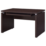 Russell 47-inch Computer Desk with Keyboard Tray Medium Oak