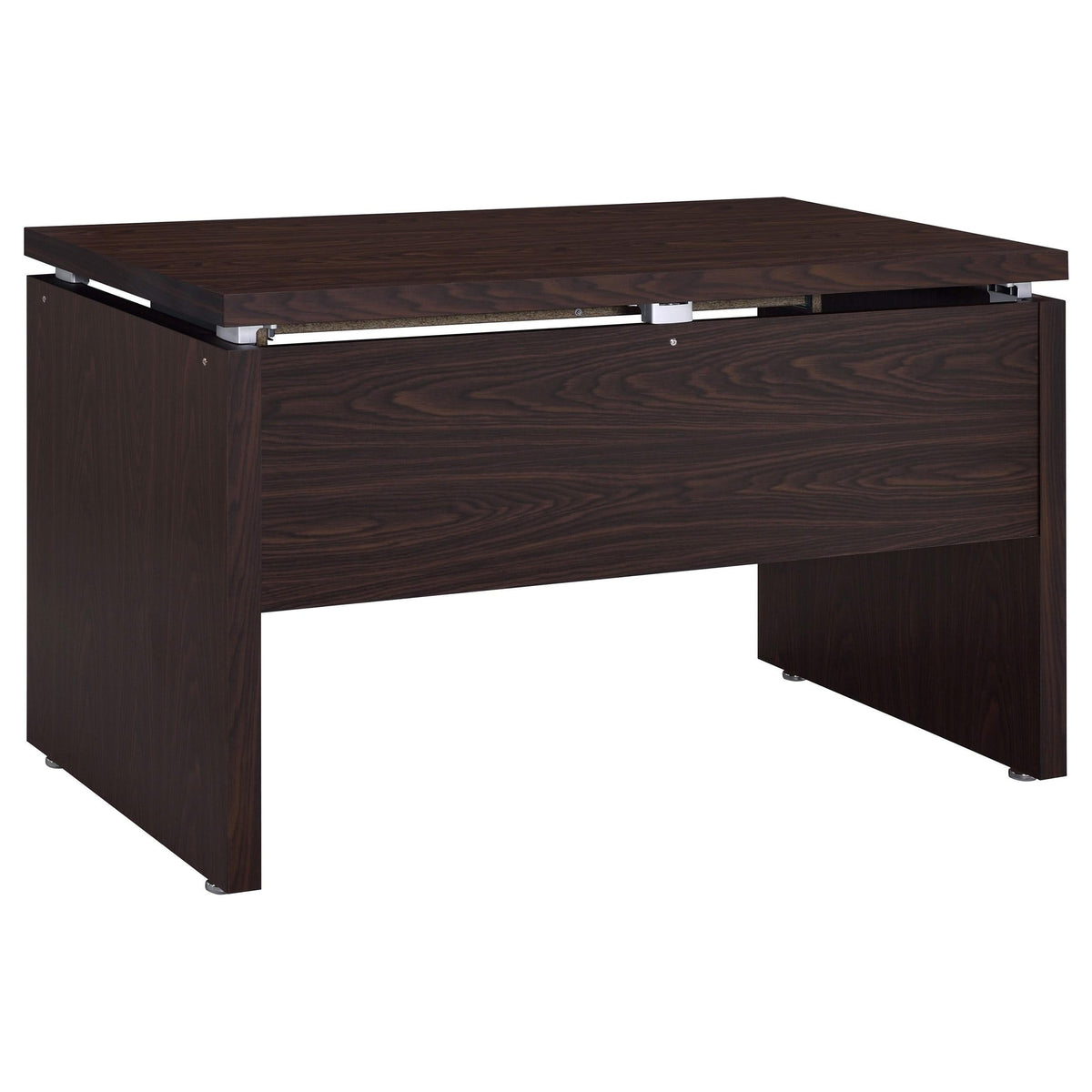 Russell 47-inch Computer Desk with Keyboard Tray Medium Oak