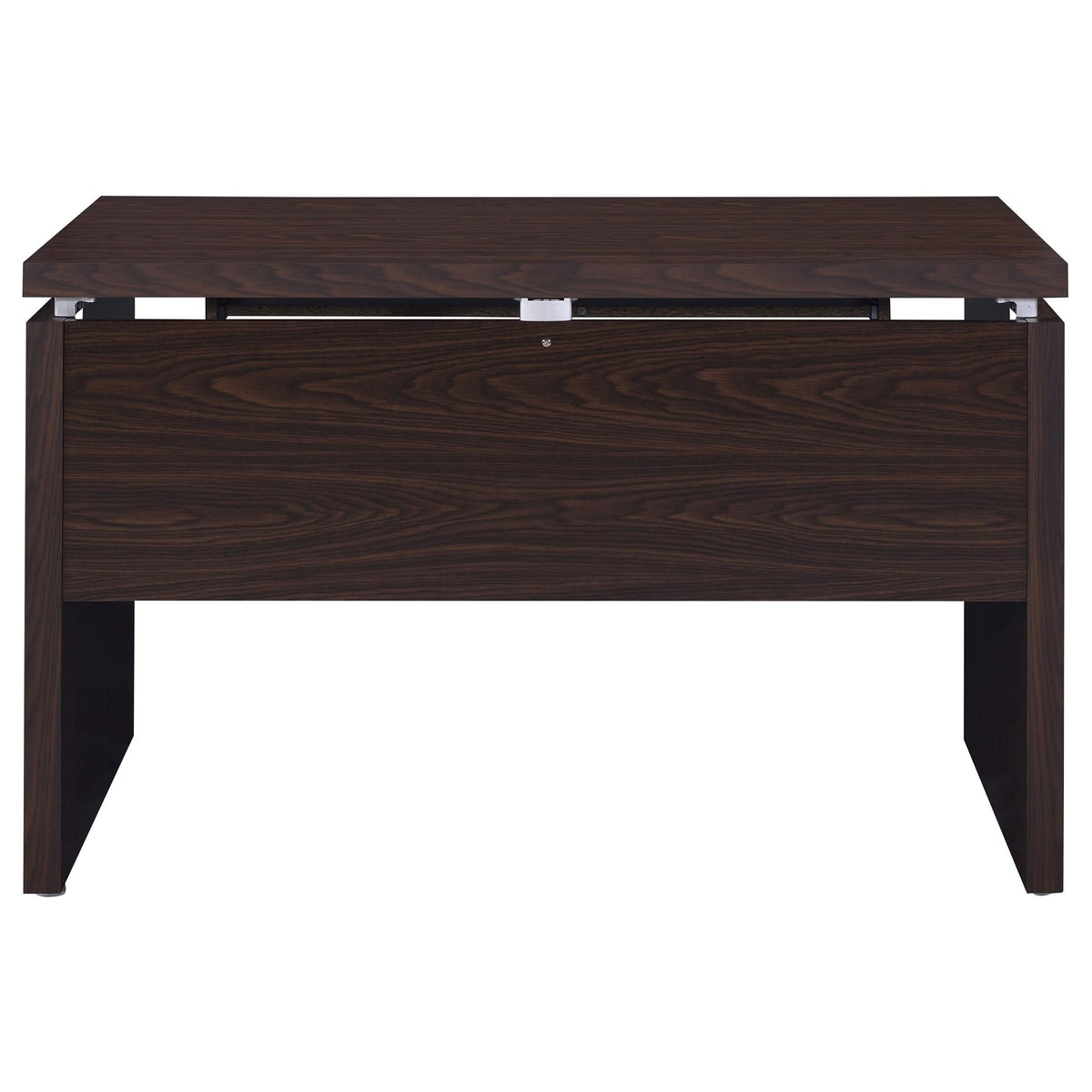 Russell 47-inch Computer Desk with Keyboard Tray Medium Oak