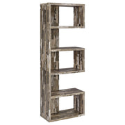 Joey 71-inch 5-shelf Bookshelf Weathered Brown
