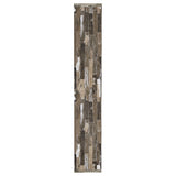 Joey 71-inch 5-shelf Bookshelf Weathered Brown