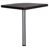 Mesa de esquina cuadrada Skylar Cappuccino