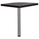 Mesa de esquina cuadrada Skylar Cappuccino